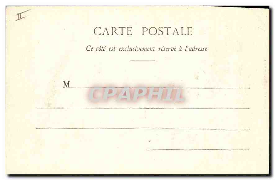 CPA Nimes Jardin de la Fontaine  — Rückseite