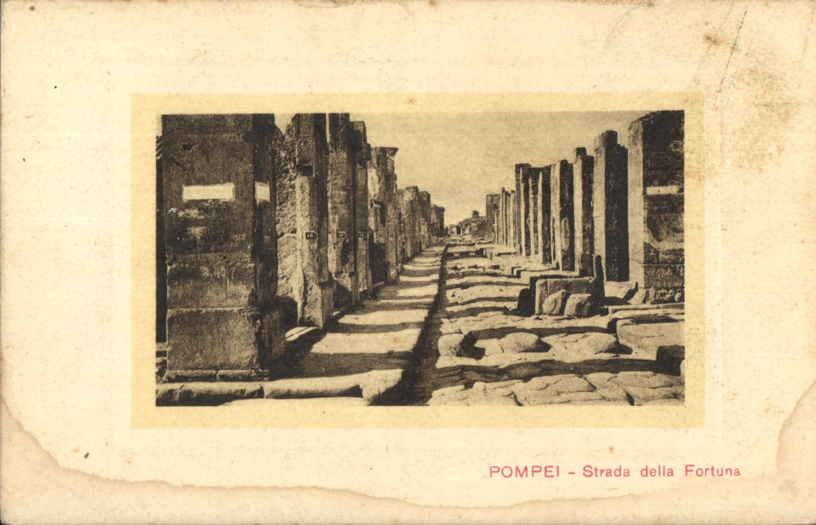 CPA Pompei Strada della Fortuna 