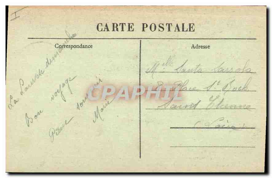CPA La Louvesc Ardeche Le Choeur et le Maitre Autel de la Basilique  — Verso