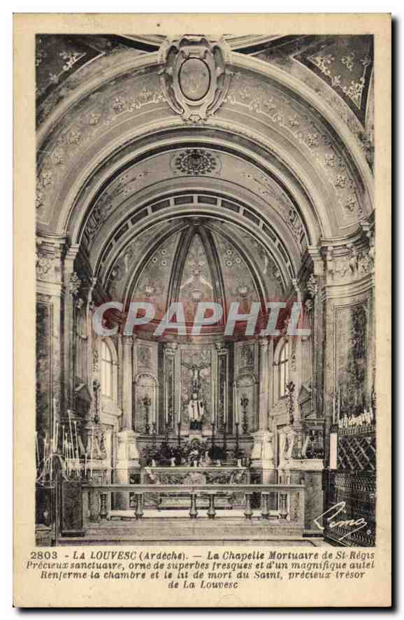 La Chapelle Mortuaire de Saint-Régis à La Louvesc (Ardeche) — éditeur Léon Margerit, n° 2803