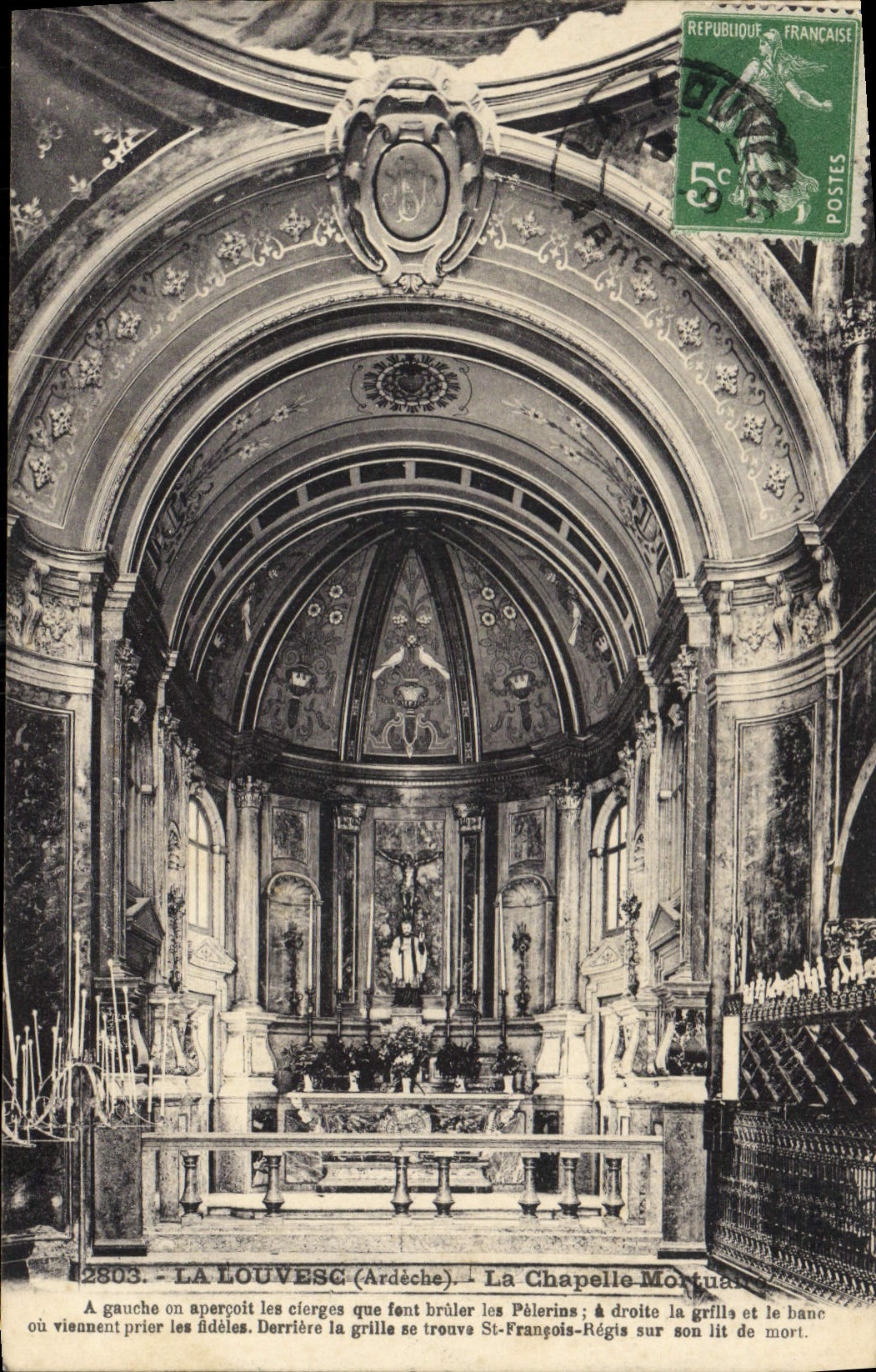 La Louvesc (Ardèche) — La Chapelle Mortuaire — Éditeur : 2803