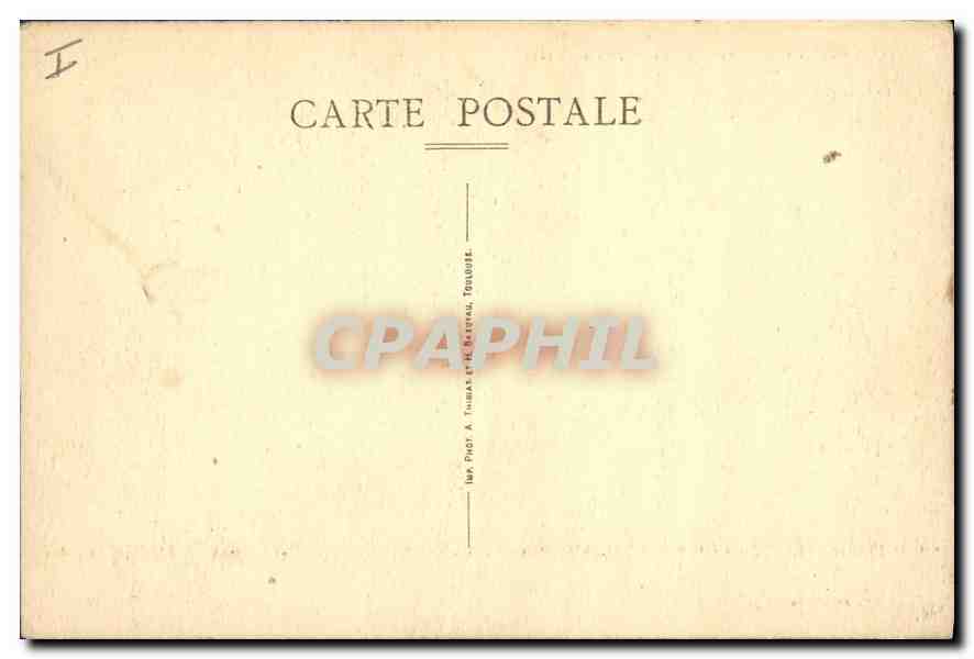 La Louvesc — Vue Générale prise des Crozes — Impr. Phot. A. Thomas et H. Rastrelli, Toulouse — Achterkant