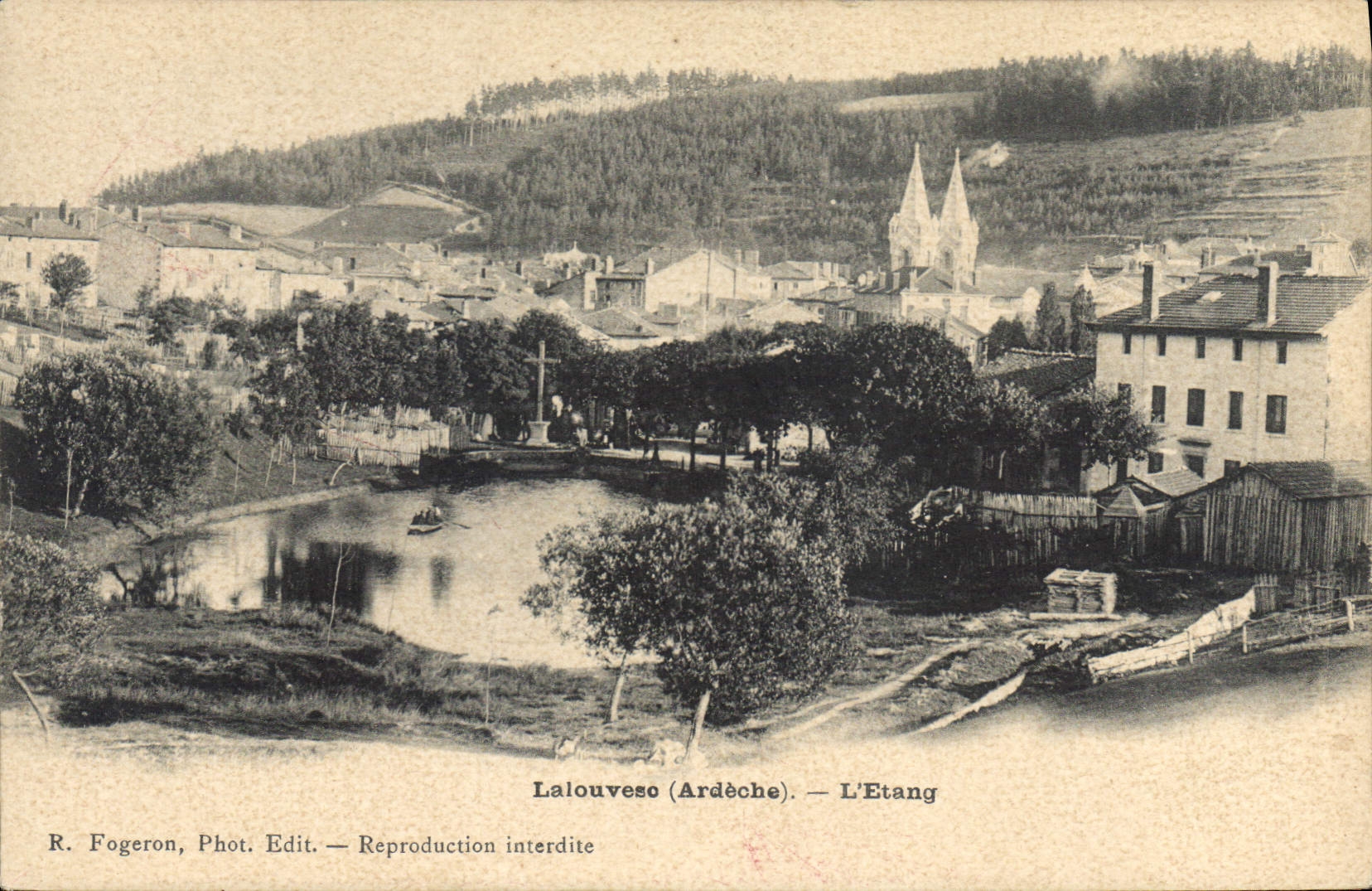 Lalouvesco (Ardèche) — L'Etang — R. Fogeron, Phot. Edit.