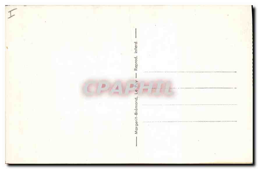 CPA La Louvesc Ardeche Vue generale Celebre pelerinage a Saint Regis  — Verso