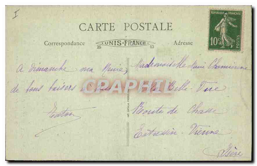 La Louvèsc - La Cascade de Grange Neuve — L'ARDÈCHE ILLUSTRÉE, n°80, éditeur B.F. — Back
