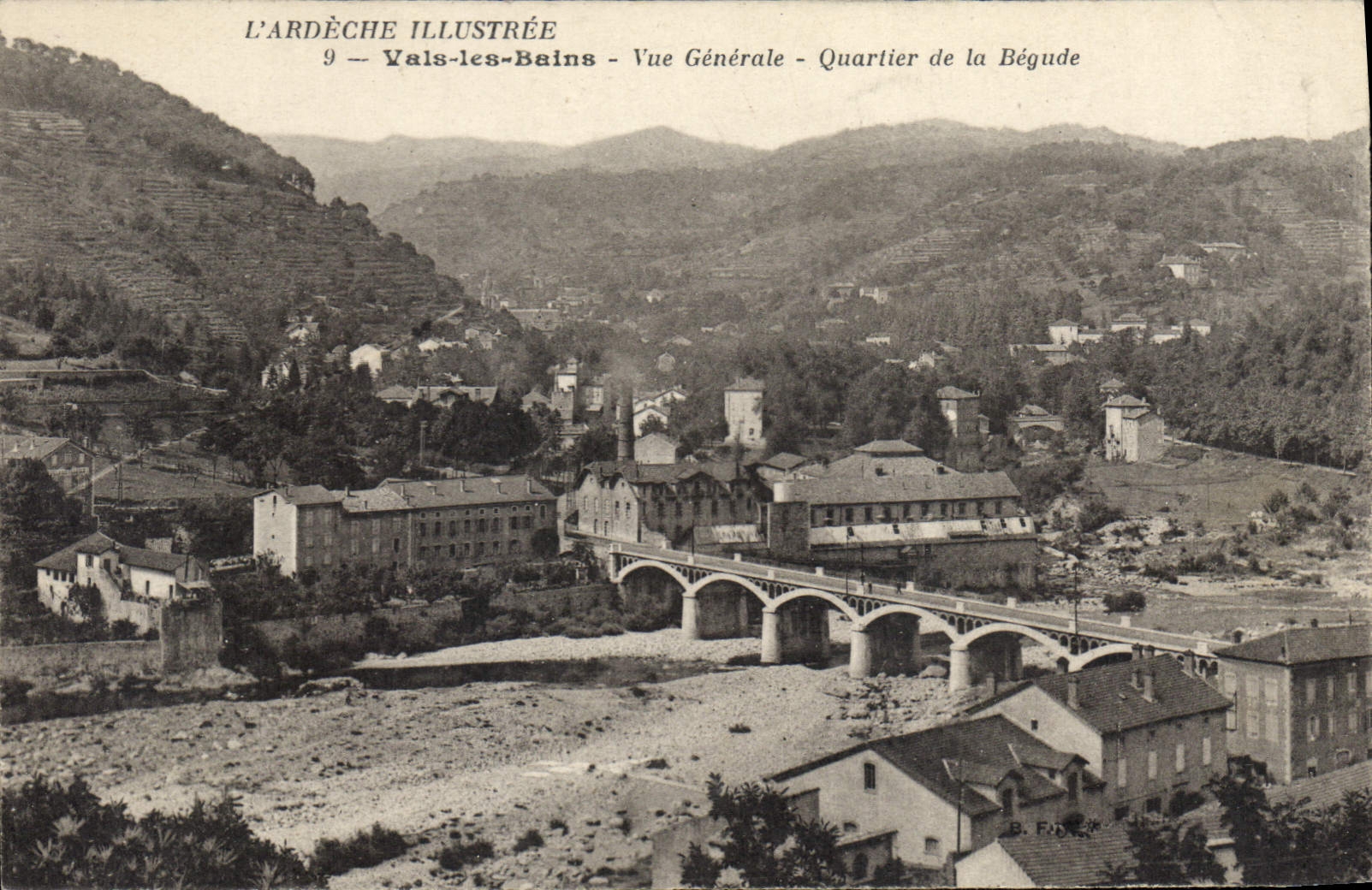 Valls-les-Bains — Vue Générale — Quartier de la Bégude — L'Ardèche Illustrée n°9