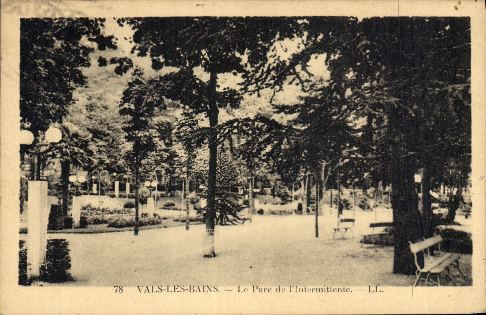 Vals-les-Bains — Le Parc de l'Intermittente — LL.