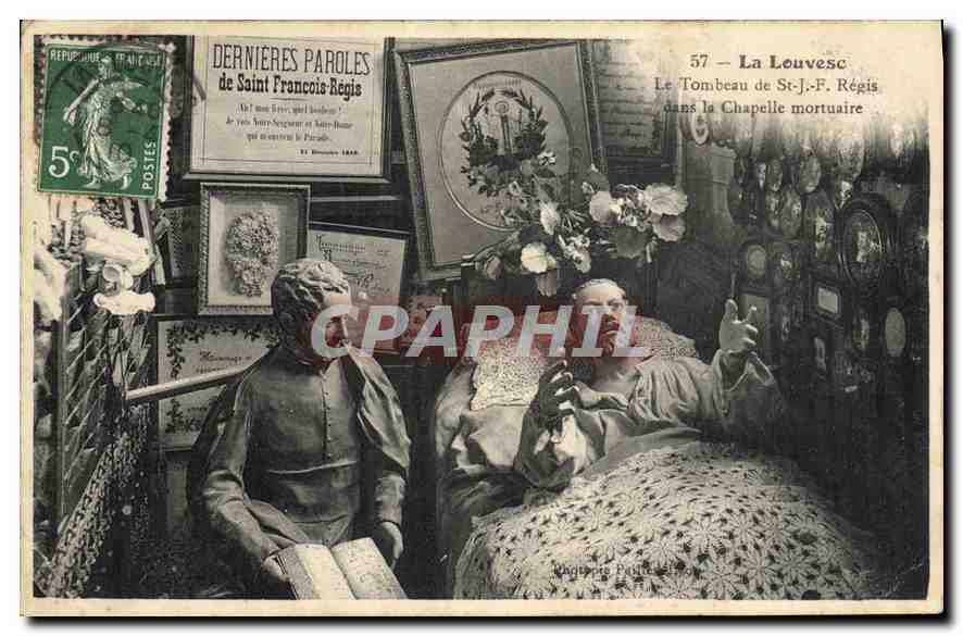 La Louvesc — Le Tombeau de St-J.-F. Régis dans la Chapelle mortuaire — Éditeur : V. P. P. (n° 57)