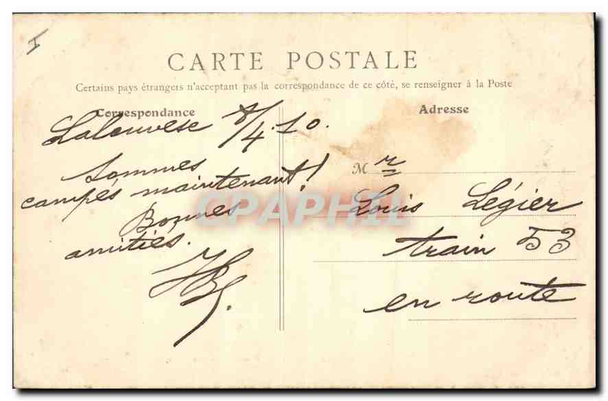 La Louvesc — Le Tombeau de St-J.-F. Régis dans la Chapelle mortuaire — Éditeur : V. P. P. (n° 57) — Verso