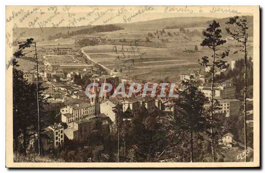 La Louvesc (Ardèche) — Vue générale Sud-Est — Édition d'Art Léon Margeris, n° 8825