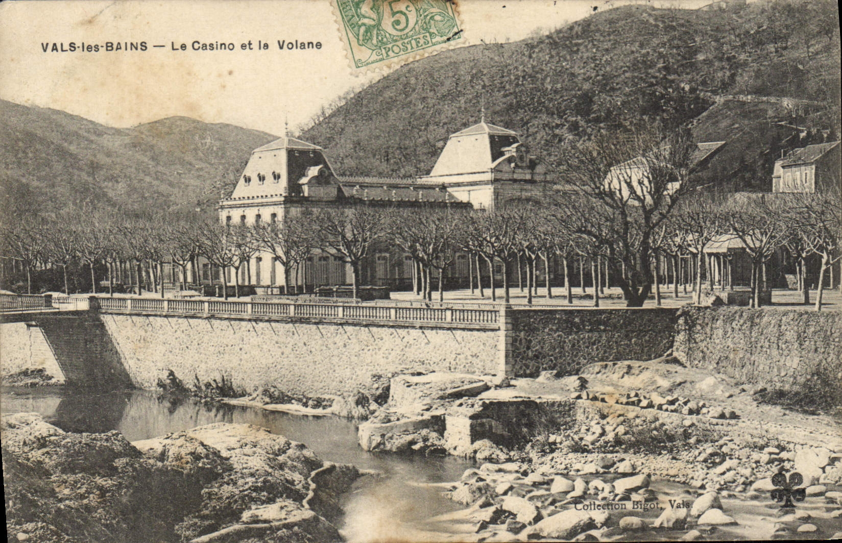 CPA Vals les Bains Le Casino et le Volane 