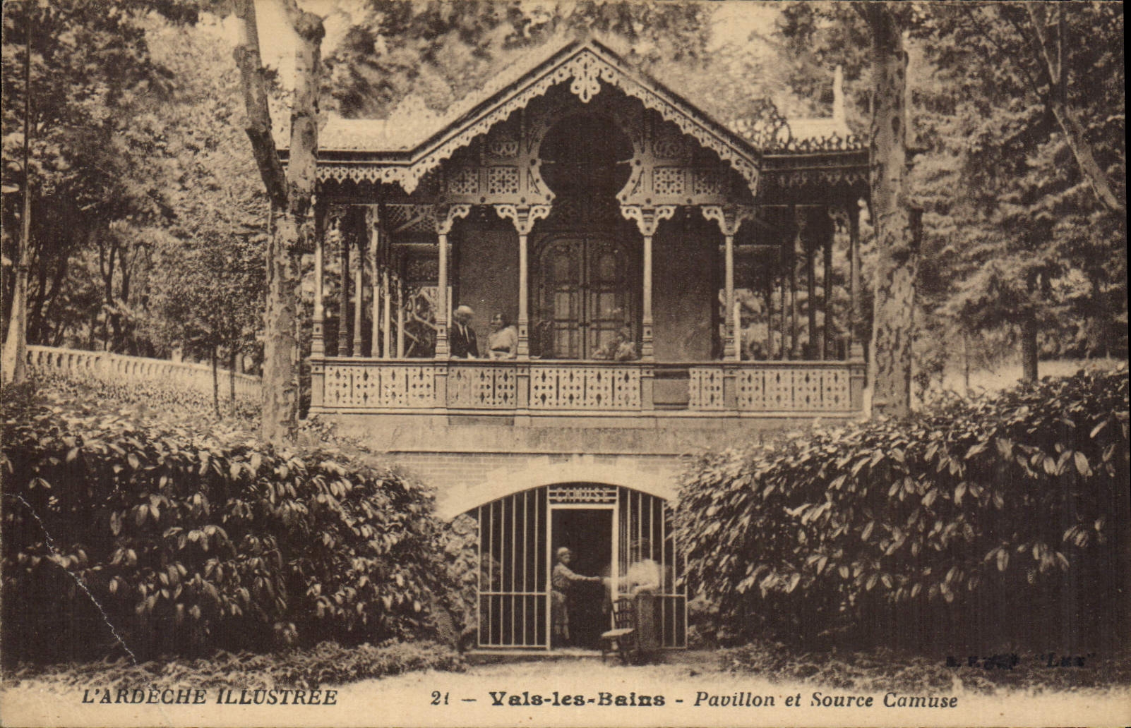 Vals-les-Bains — Pavillon et Source Camuse — L'Ardeche Illustrée, n°24