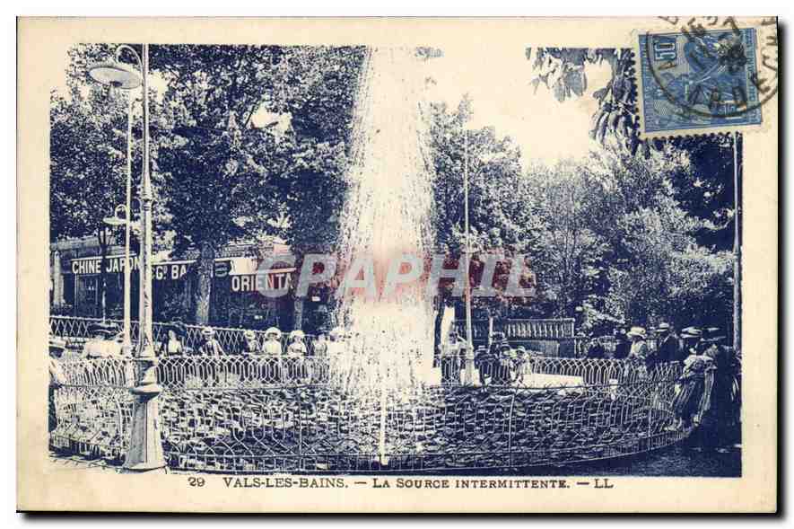 Vals-les-Bains — La Source Intermittente — LL