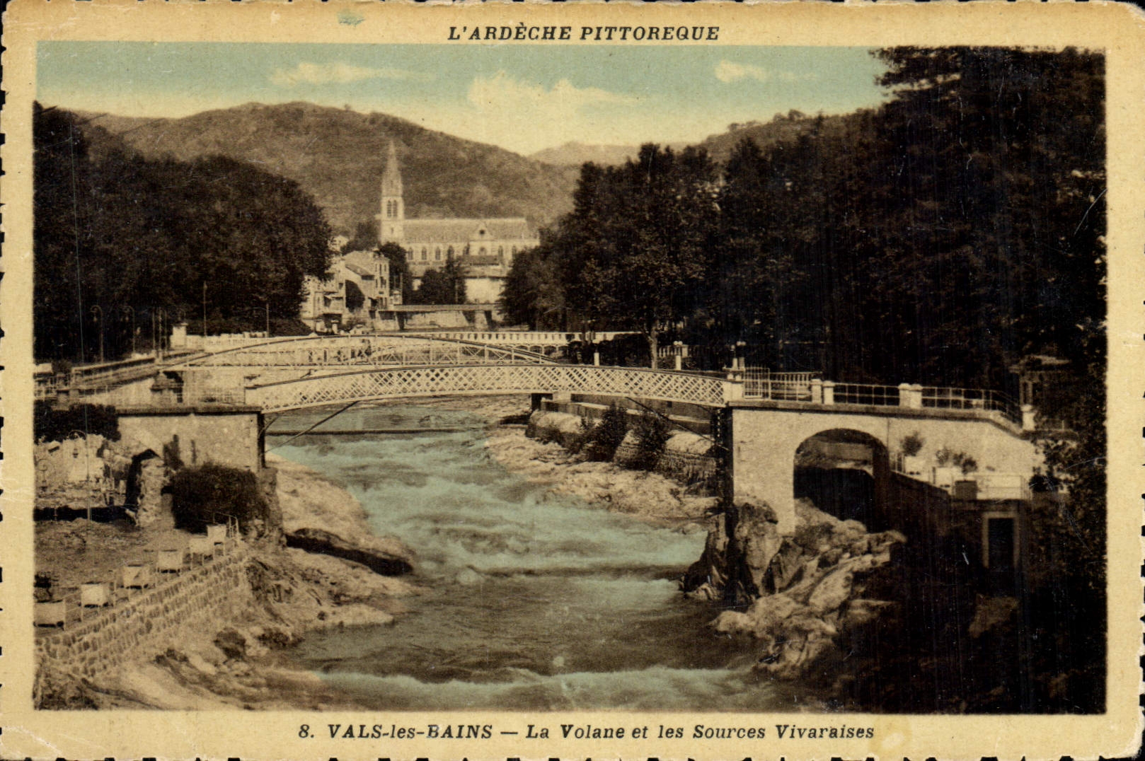 Vals-les-Bains — La Volane et les Sources Vivaraises — P. Dubont, édit. n°8