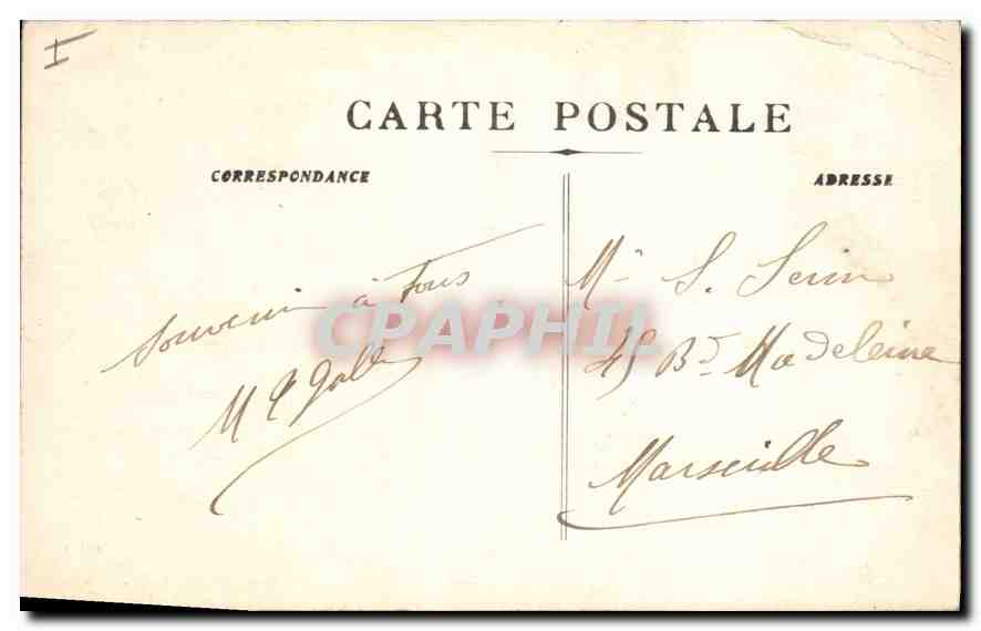 Vals-les-Bains (22) — Les Nouveaux Jardins — Édition Antonin Mercier — Rückseite