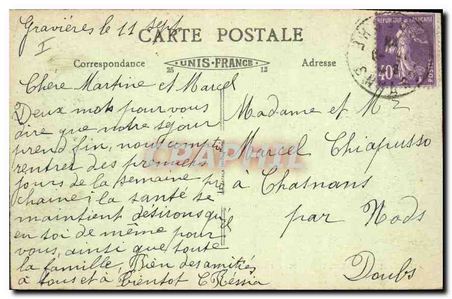 CPA l'Ardeche Illustre Vals les Bains Oarc et Source Intermittente  — Rückseite