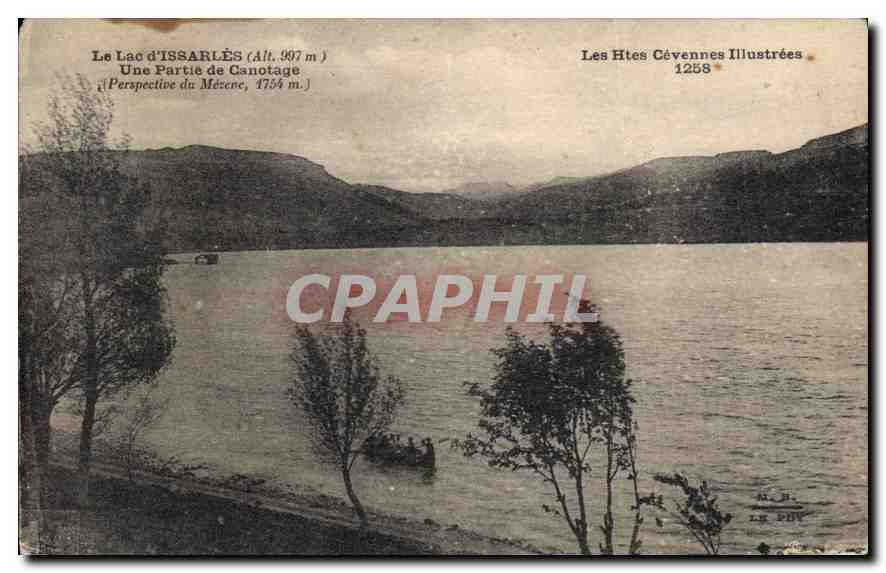 See Issarlès (Höhe 997 m) — Eine Kanufahrt — Illustrierte Hochcévennes 1258