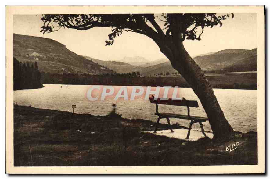 Lac d'Issarlès — Ardeche — Édition d'Art Léon Margerit