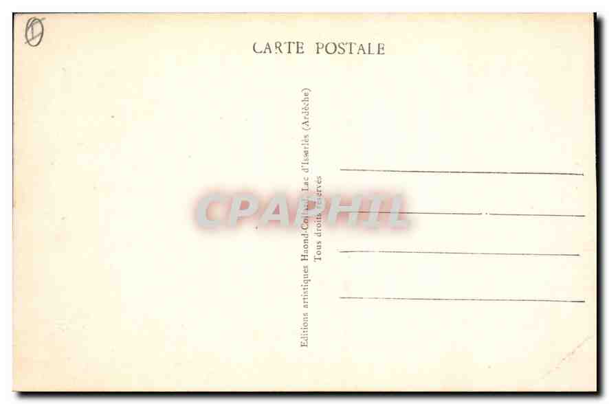 See Issarlès (Ardèche) — Panoramablick — Éditions Haond, Nr. 80 — Rückseite