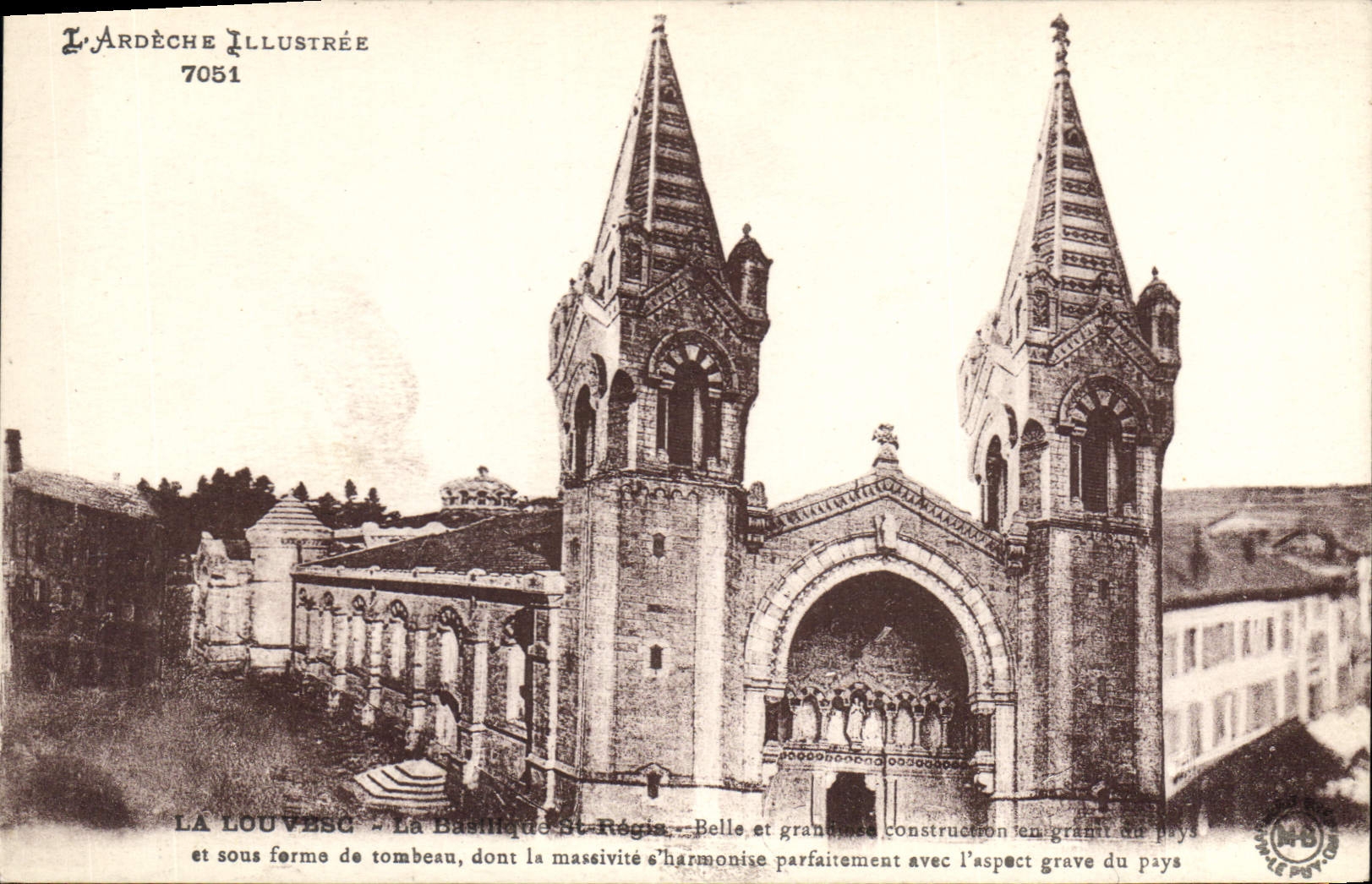 La Louvesc - La Basilique Saint-Régis - L'Ardeche Illustrée 7051