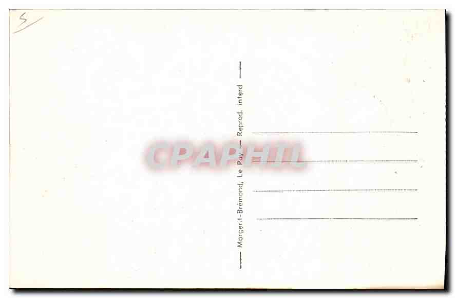 CPA La Louvesc Ardeche Tableau des vues principales  — Verso