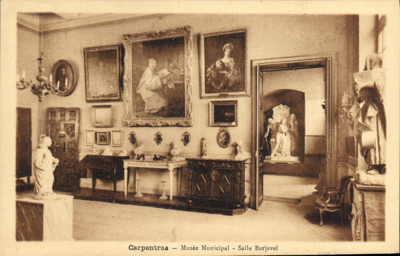 CPA Carpentras Musee Municipal Salle Barjavel 