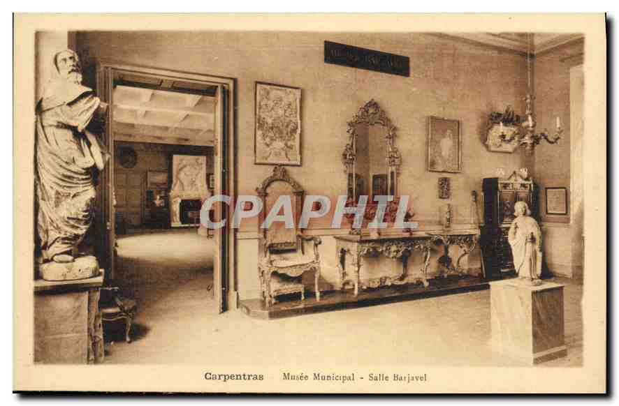 CPA Carpentras Musee Municipal Salle Barjavel 