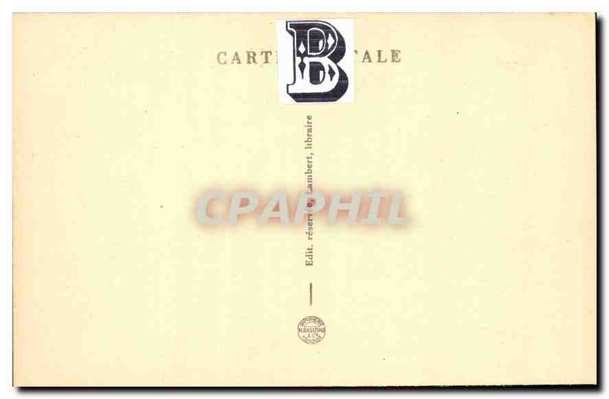 CPA Carpentras Musee Municipal Salle Barjavel  — Rückseite