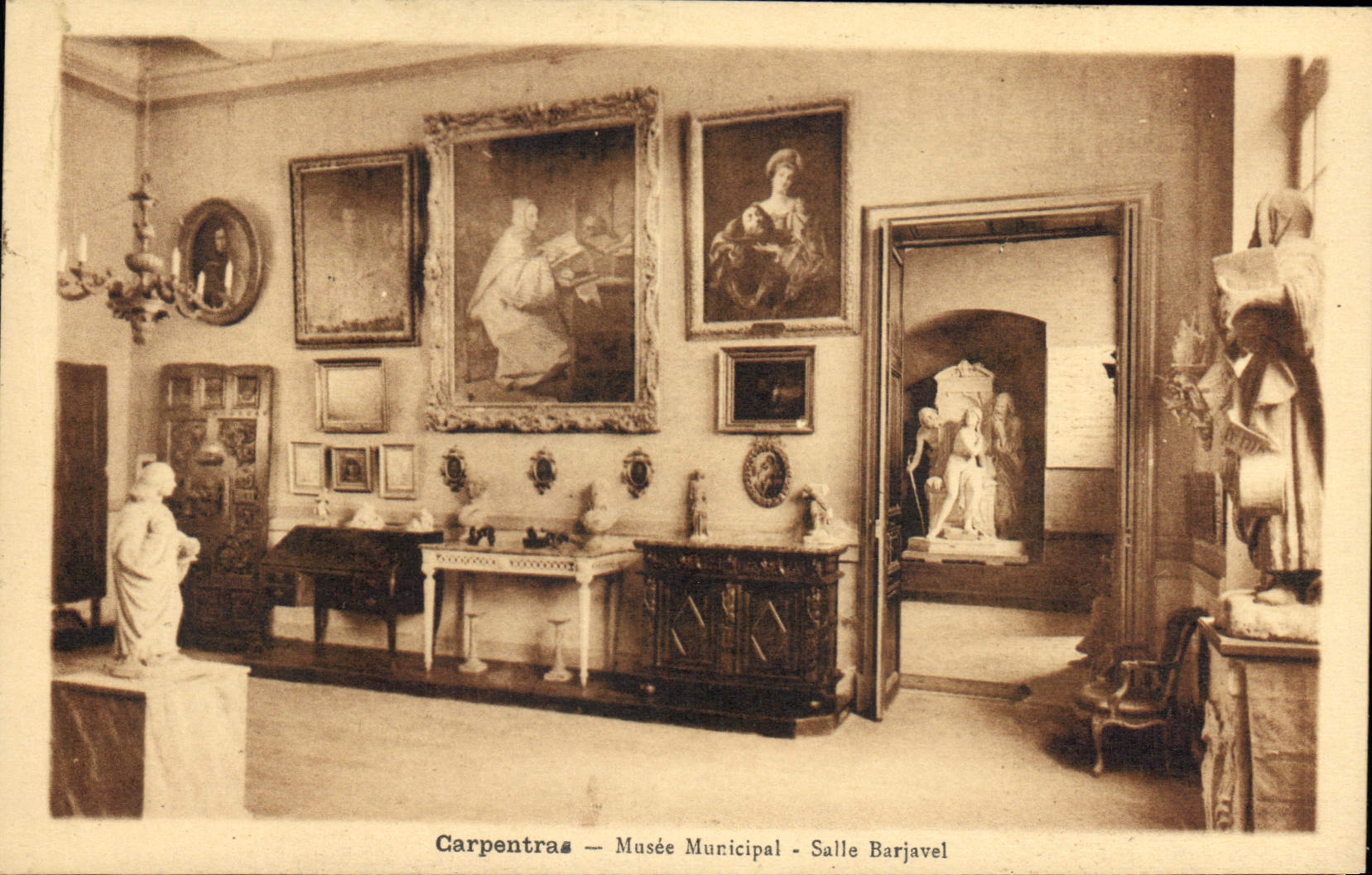CPA Carpentras Musee Municipal Salle Barjavel 
