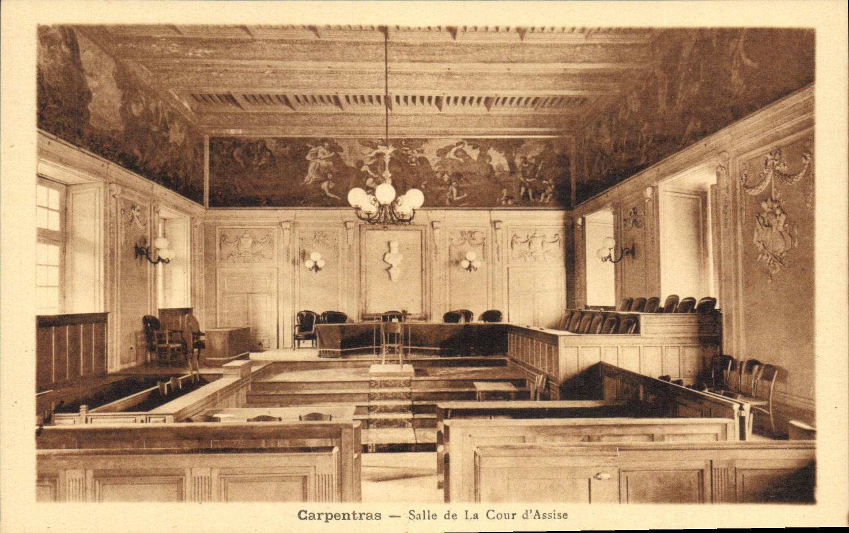 Carpentras — Salle de La Cour d'Assise — Éditeur Lambert