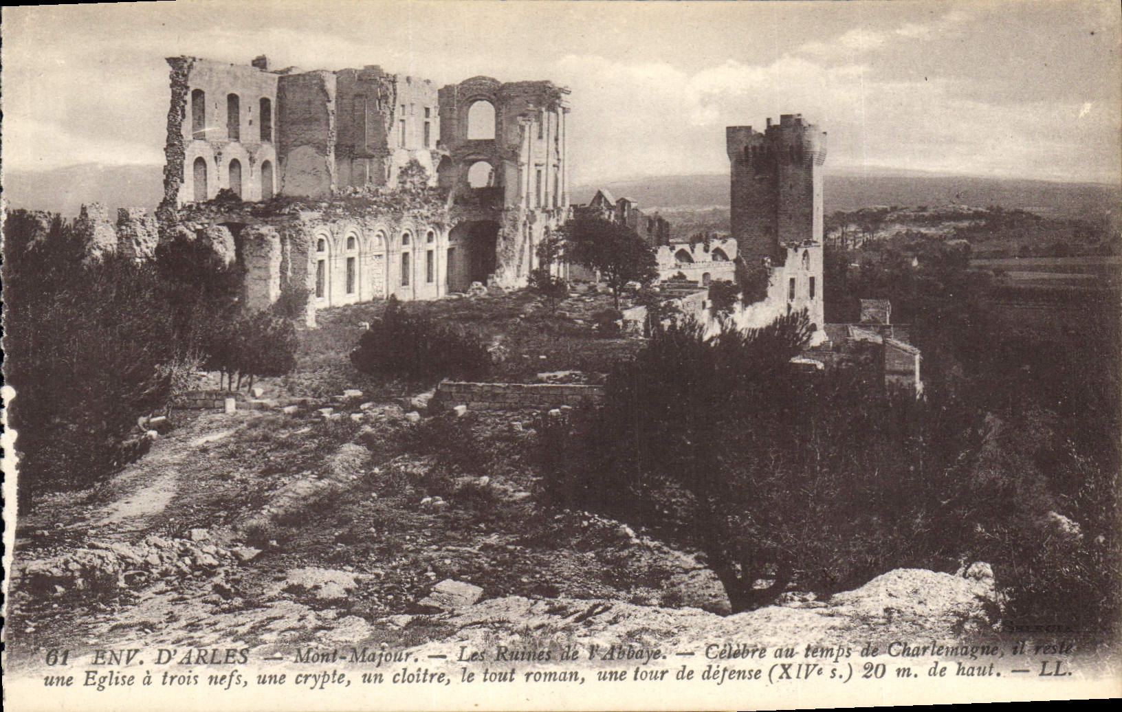 Mont-Majour — Ruinen der Abtei — Verlag LL
