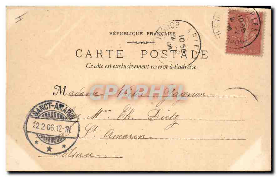 Montmajour - Ansicht des Cloisters von der Straße — 247 — Verlag Victor — Rückseite