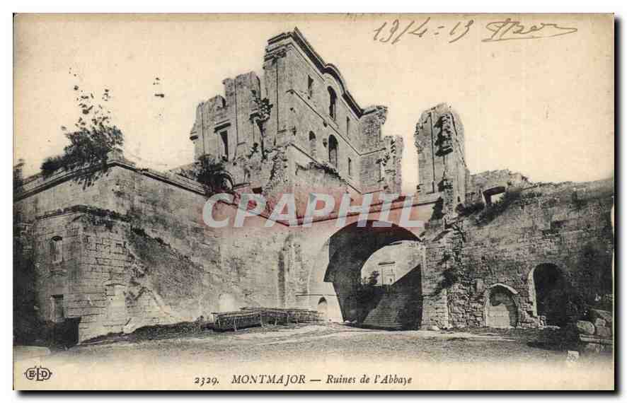 Montmajor — Ruines de l'Abbaye — Éditeur E.P.D. n°2339