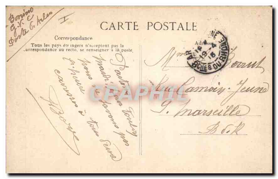 Montmajor — Ruines de l'Abbaye — Éditeur E.P.D. n°2339 — Verso