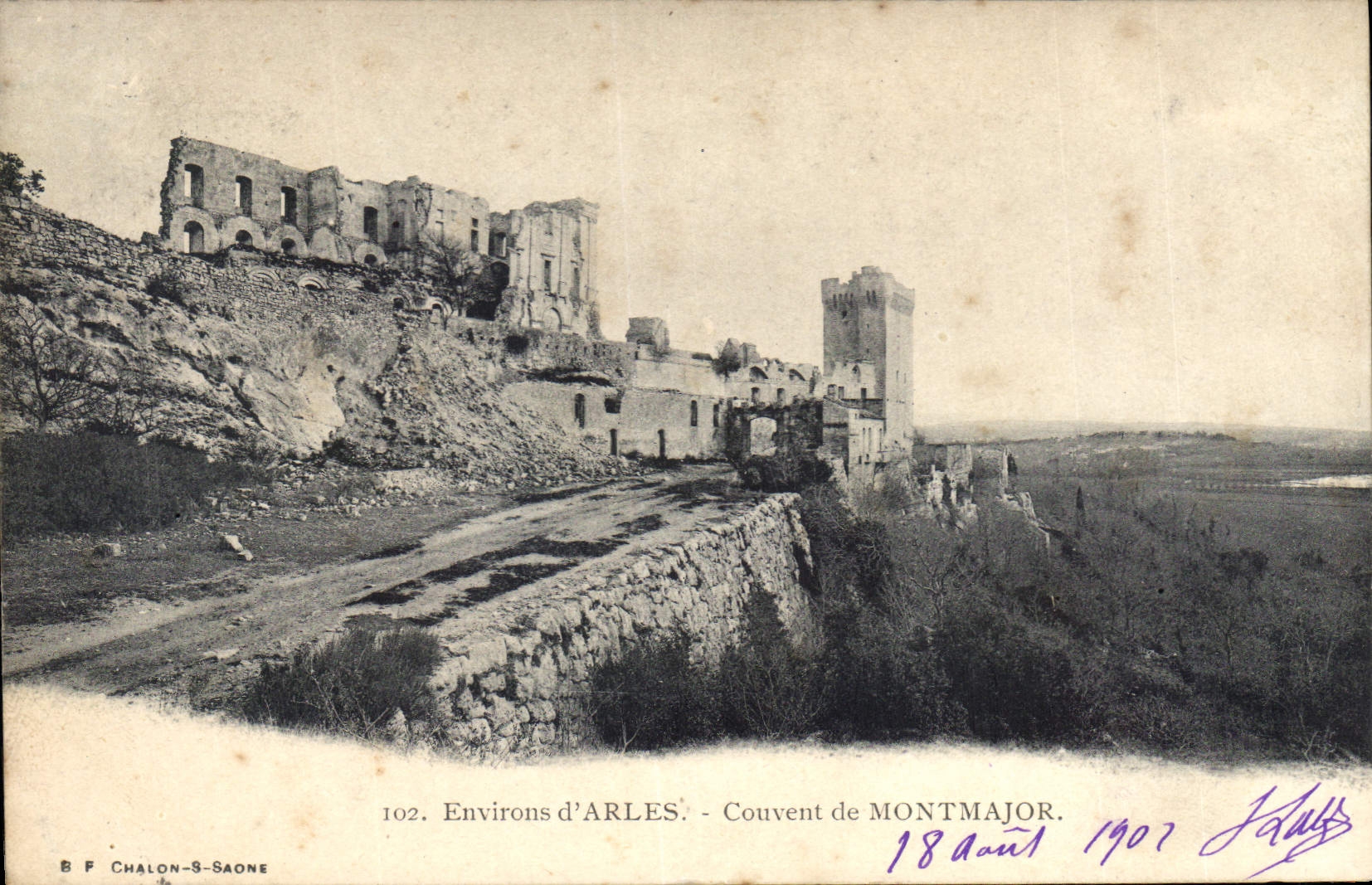 Environ d'ARLES - Couvent de MONTMAJOR — B F CHALON-S-SAONE n°102