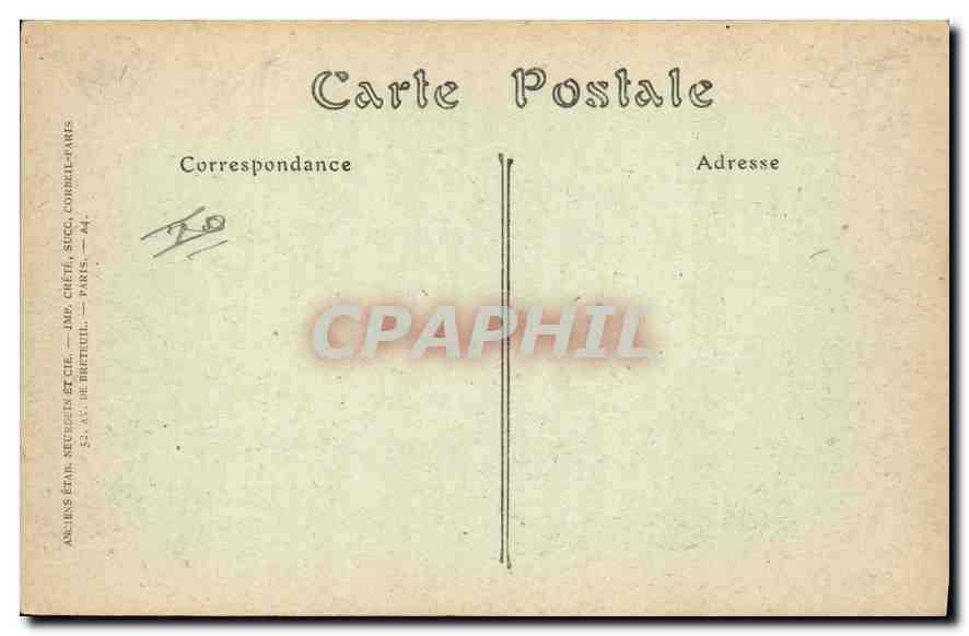 CPA Montmajour Bouches du Rhone vue generale de l'Abbaye Cote Sud  — Verso