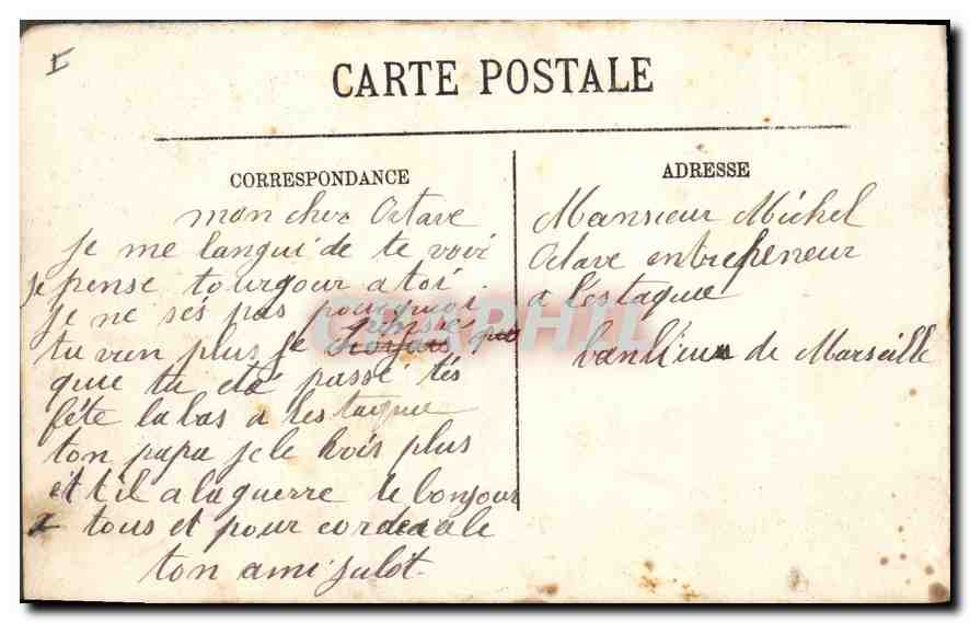 CPA Environs d'Arles Mont Majour les Ruines de l'Abbaye Celebre au temps de Charlemagne Il reste une — Verso