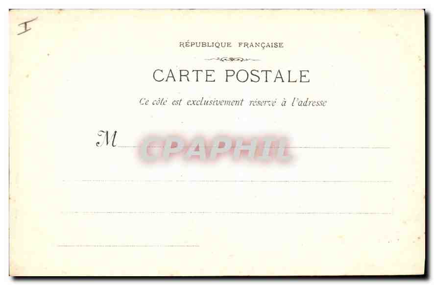 CPA Mont Major Interieur de la Chapelle de St Cesaire  — Verso