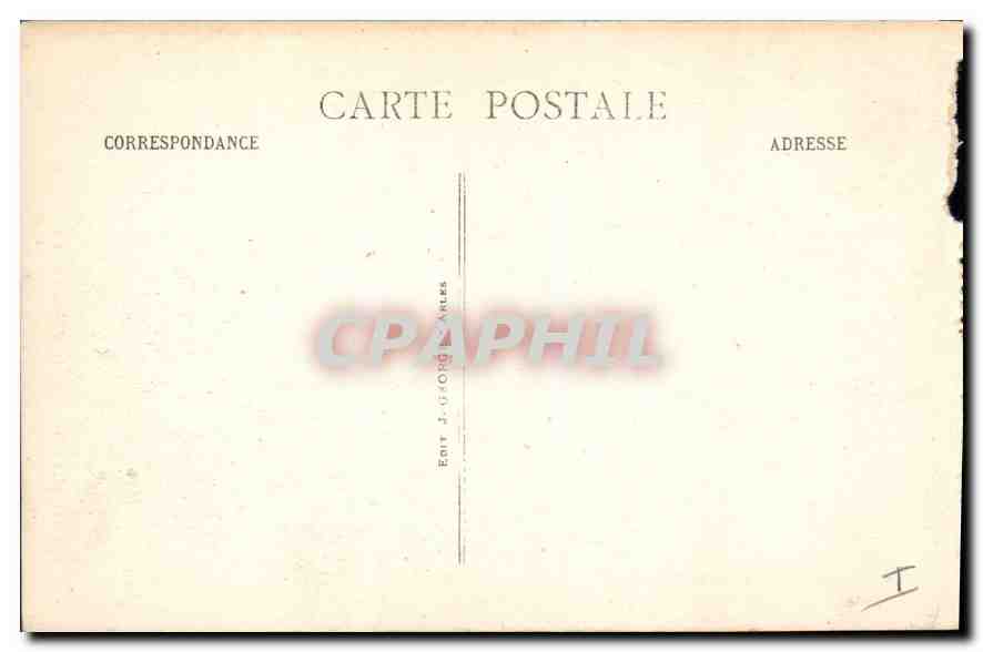 Montmajour — Porte d'Entrée du XVIIIe s. et la Tour — Édit. J.-G. Sorg Arles — Reverso