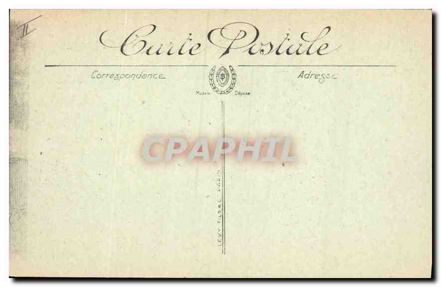 CPA Trouville la plage et les Villas  — Rückseite
