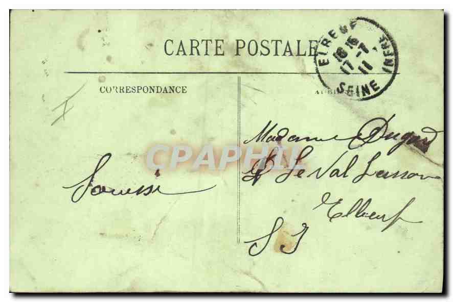 CPA Trouville la Jete Promenade  — Rückseite