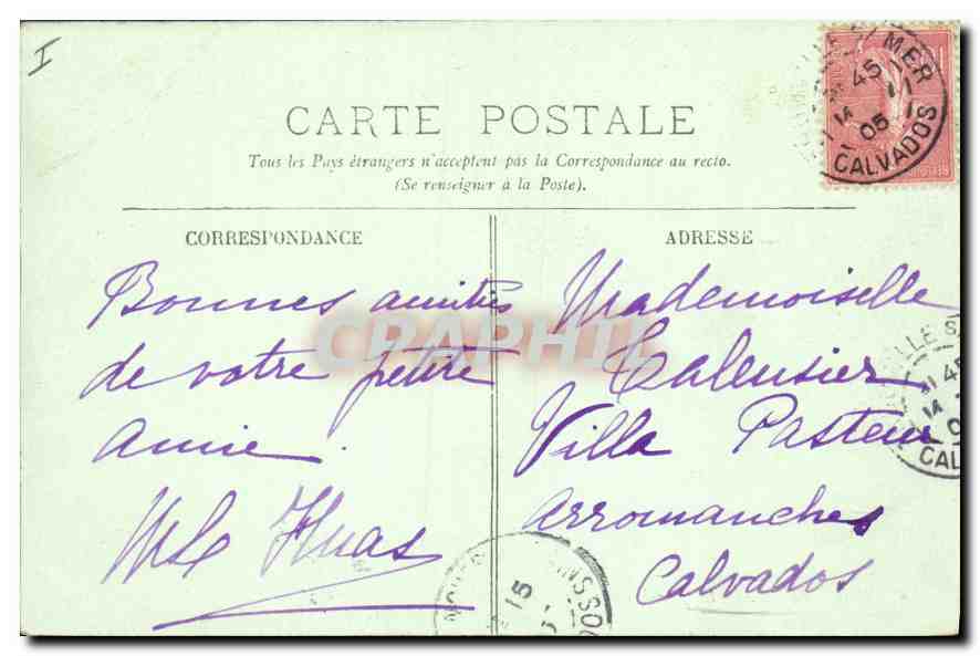 CPA Trouville la Jetee Promenade  — Rückseite