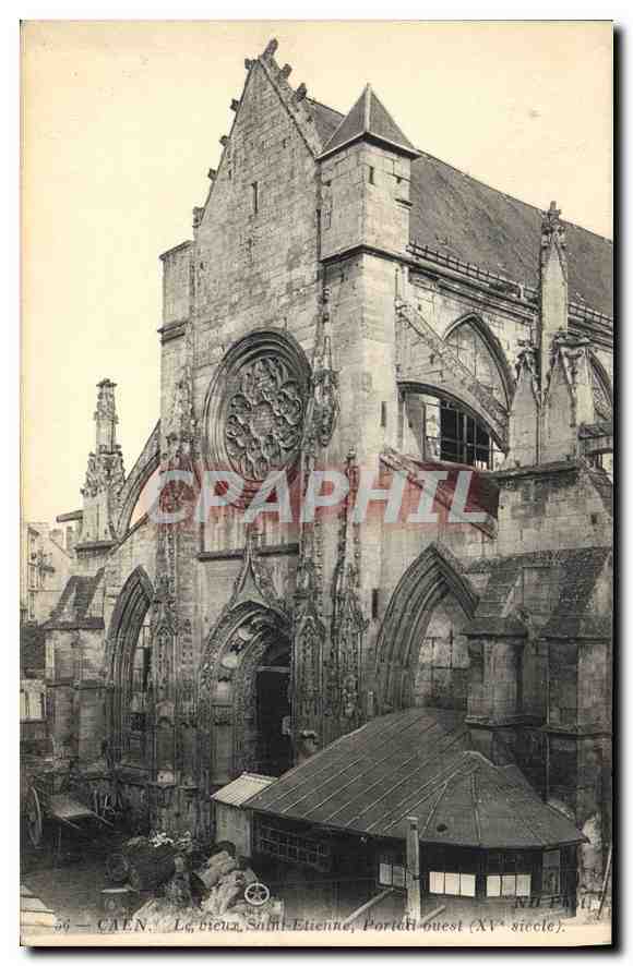 Caen — Le bieuz Saint-Etienne, Porte-ouest (XVe siècle)