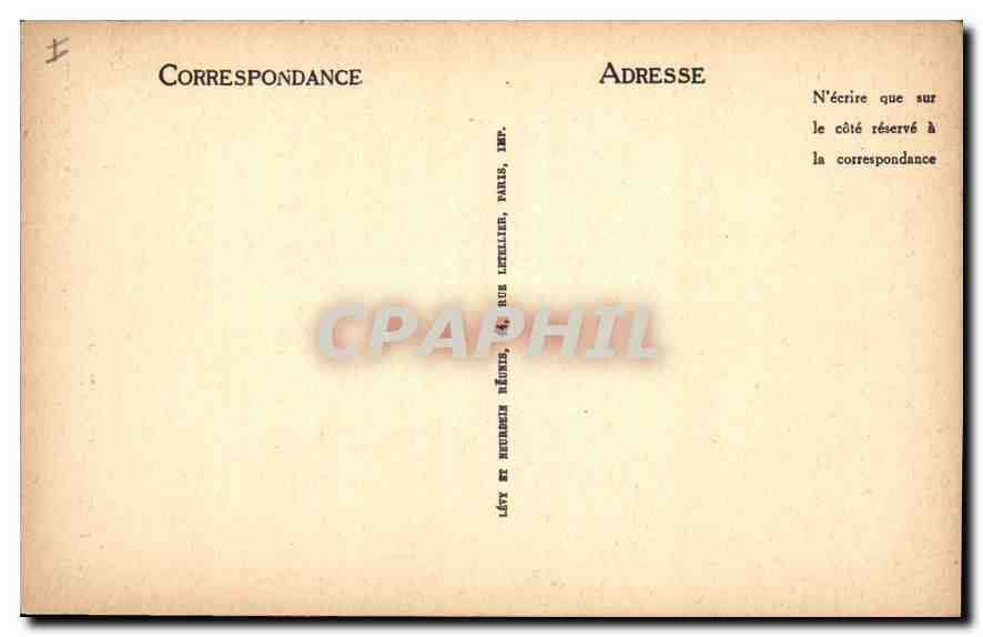 CPA Caen ancien hotel des Monnaies  — Verso