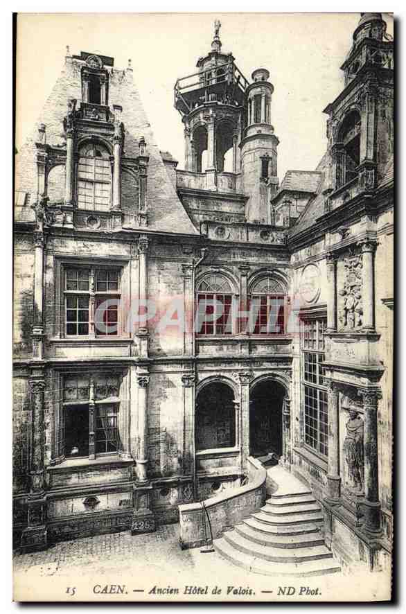 CPA Caen ancien hotel de Valois 