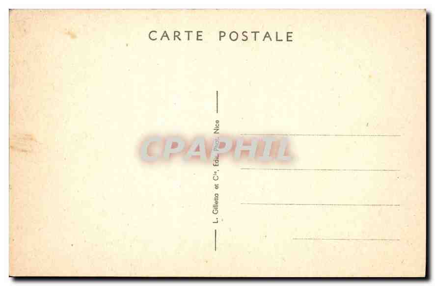 CPA Cannes Iles de Lerins Chateau St Honorat  — Rückseite