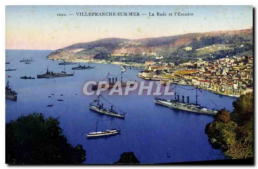 CPA Villefranche sur Mer la Rade et l'Escadre Bateaux