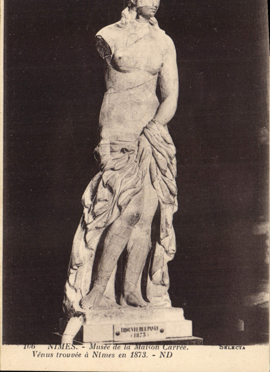 Nîmes - Vénus trouvée à Nîmes en 1873 - Musée de la Maison Carrée - Selecta
