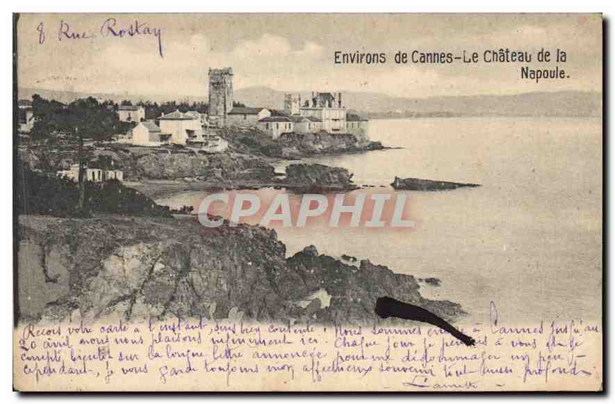 CPA Environs de Cannes le chateau de la Napoule 