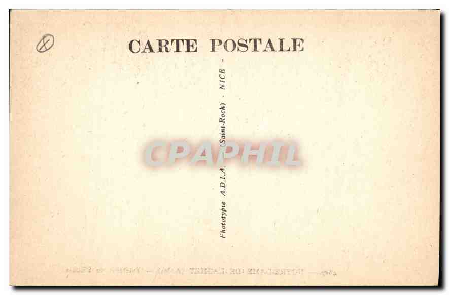 CPA Notre Dame de Laghet A M interieur de l'eglise  — Verso